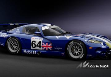 1997 Le Mans | Chrysler Viper GTS-R | Chamberlain Engineering #64 | RSS | 4kv1.2 для Assetto Corsa