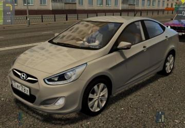 2011 Hyundai Solarisверсия 11.12.19 для City Car Driving (v1.5.9)