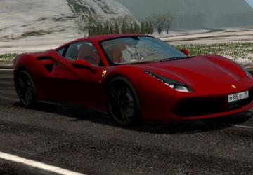 2015 Ferrari 488 GTB + Extras for Steamверсия 20.01.2022 для City Car Driving (v1.5.9.2)