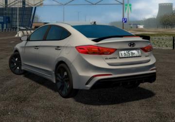2017 Hyunda Elantra / Avante Sportверсия 09.01.2022 для City Car Driving (v1.5.9.2)