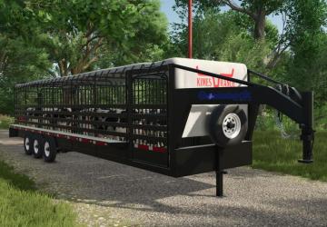 32FT Wilson Gooseneck Trailerверсия 1.1.0.0 для Farming Simulator 2025