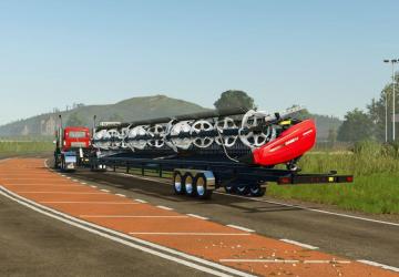 60ft Header Semitrailerверсия 1.0.0.0 для Farming Simulator 2025