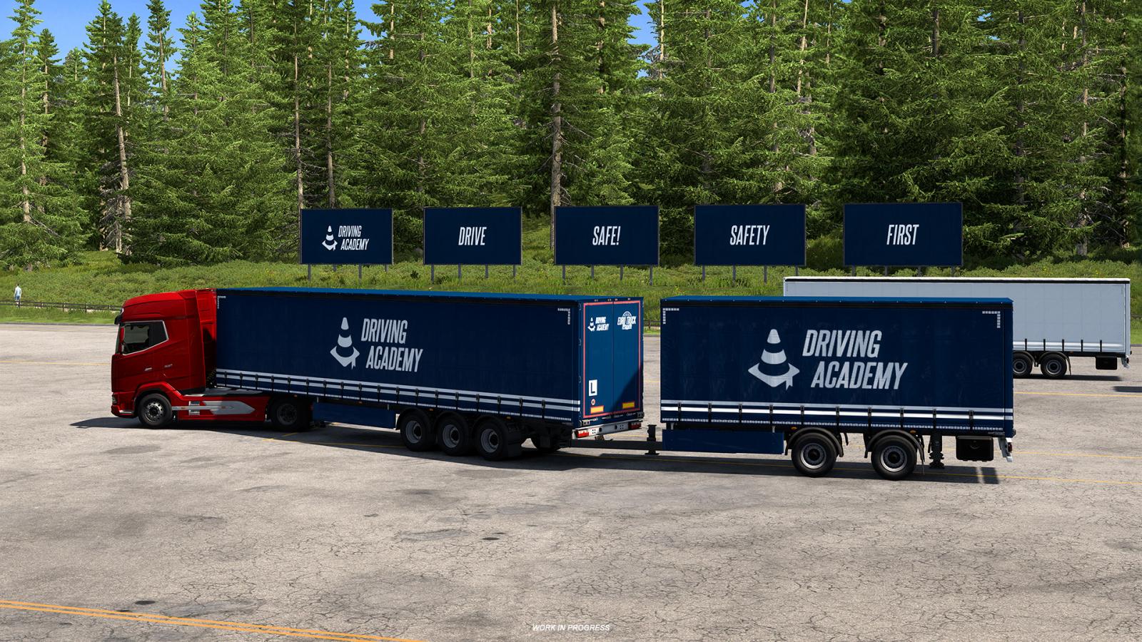 Новые курсы Академии вождения в ETS 2 и ATS: двойные прицепы и новые вызовы