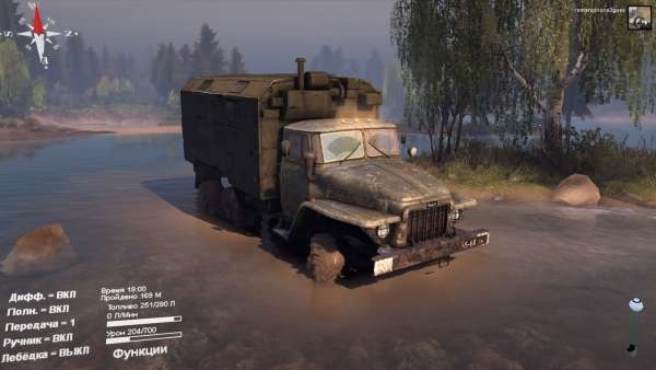 Spintires "Урал 375Д"