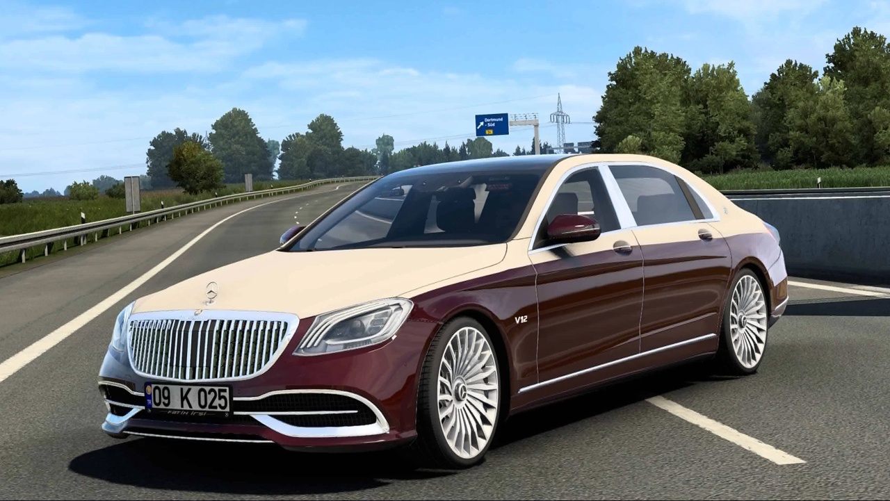 Euro Truck Simulator 2 "Mercedes-Benz Maybach S650" [1.58]