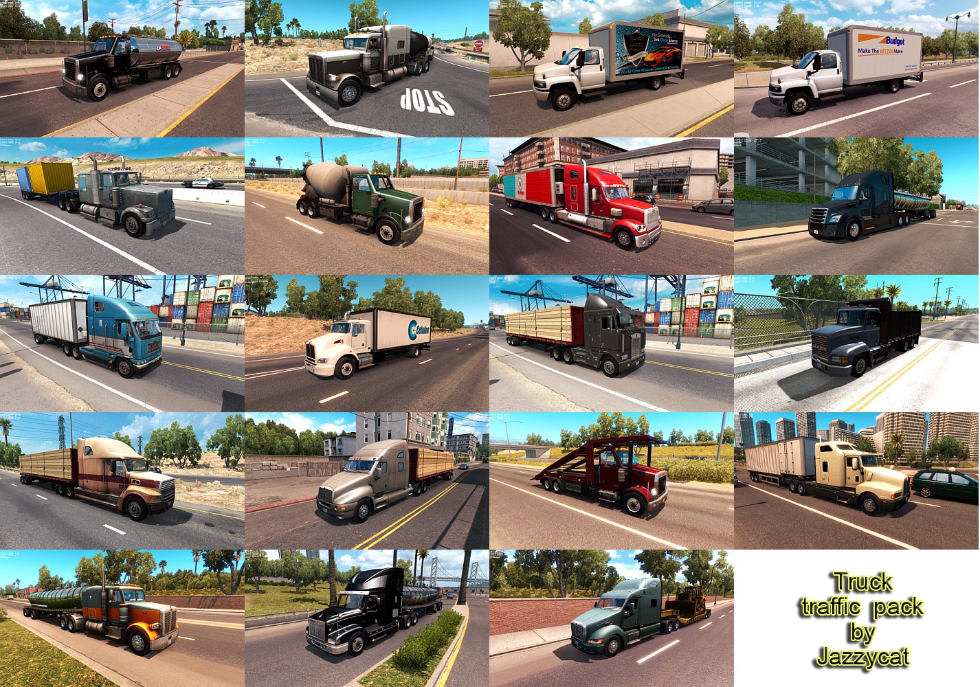 American Truck Simulator "Пак грузового трафика" [3.5.11]