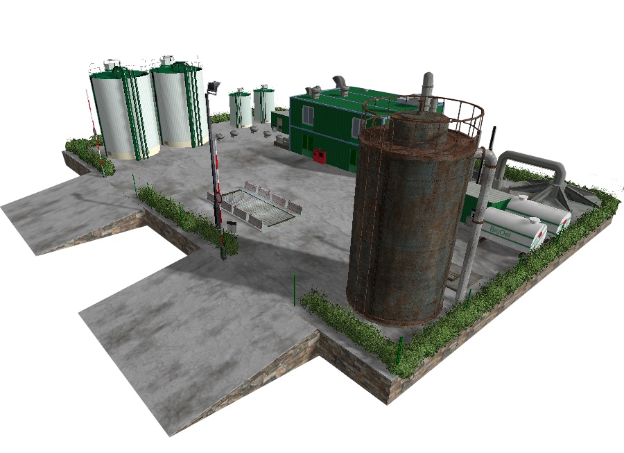 Farming Simulator 17 "raffinerie placeable Auwgl"