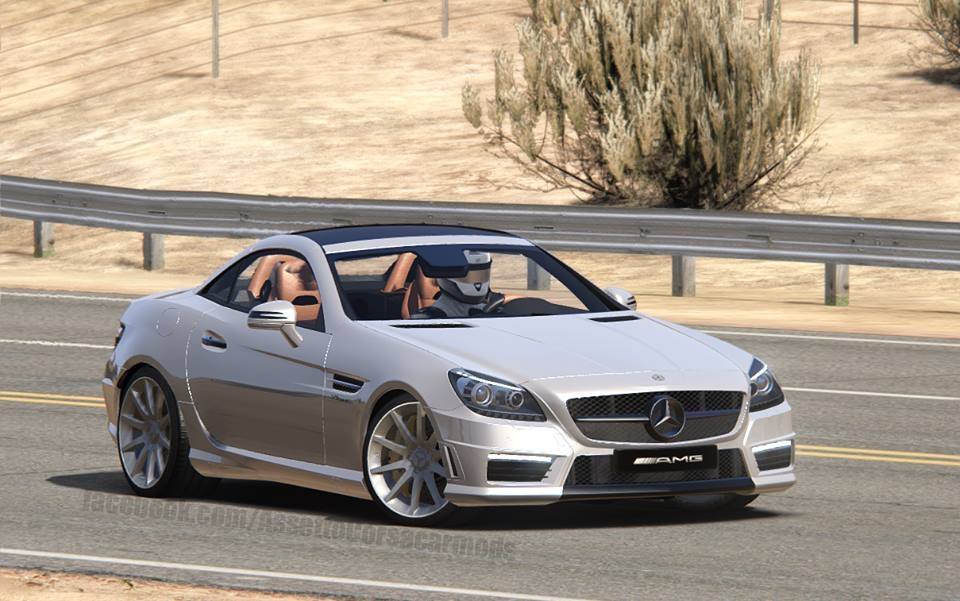 Assetto Corsa "2012 Mercedes-Benz SLK55 AMG for AC 1.13"