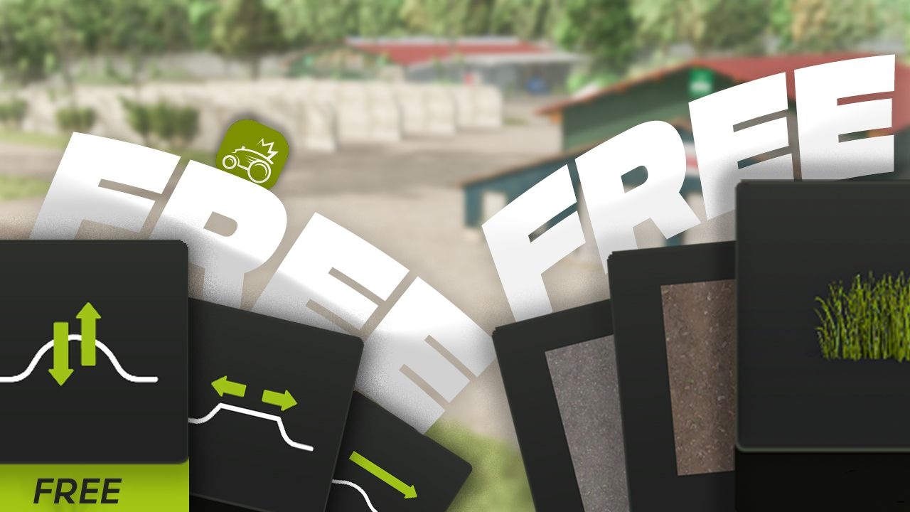 Farming Simulator 25 "Свободное терраформирование и покраска"