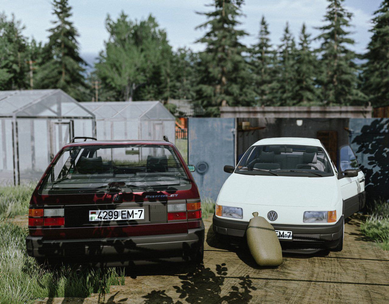 BeamNG.drive "Реалистичный Volkswagen Passat B3"