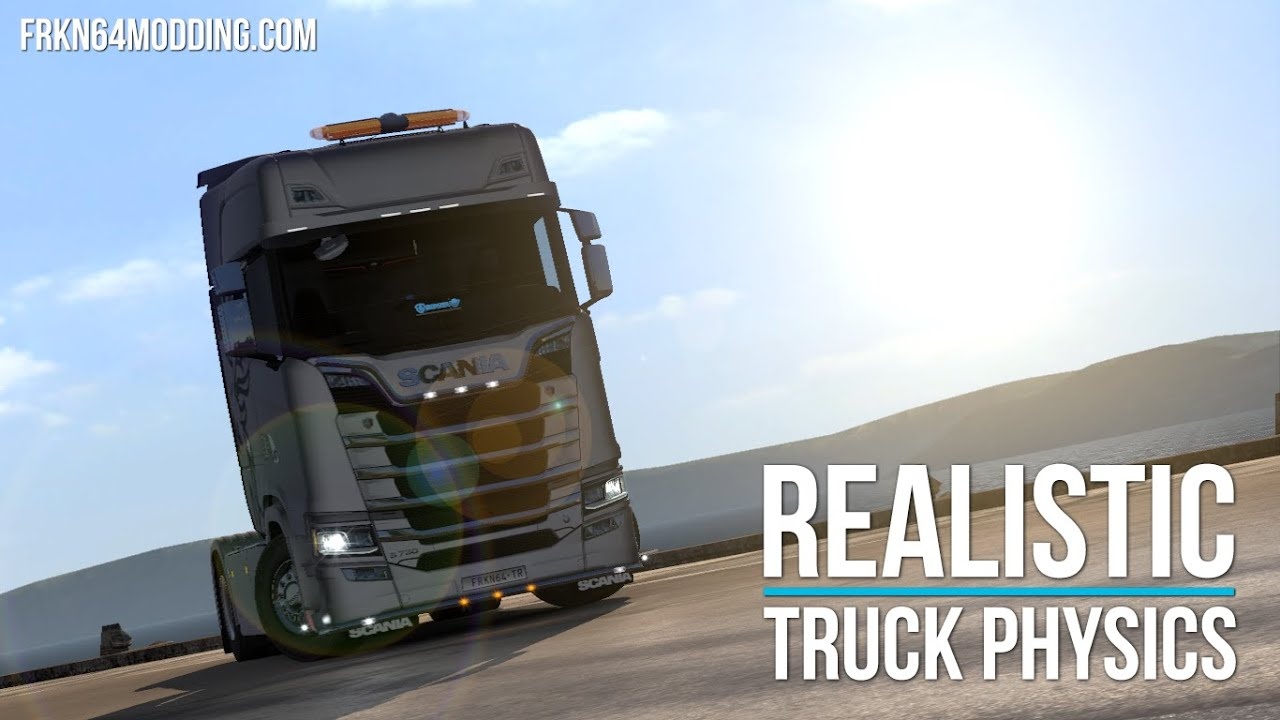 Euro Truck Simulator 2 "Реалистичная физика грузовиков" [v9.1.1]