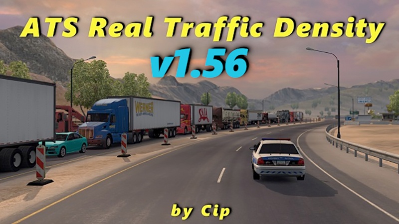 American Truck Simulator "Реальная плотность трафика" [1.56.a]