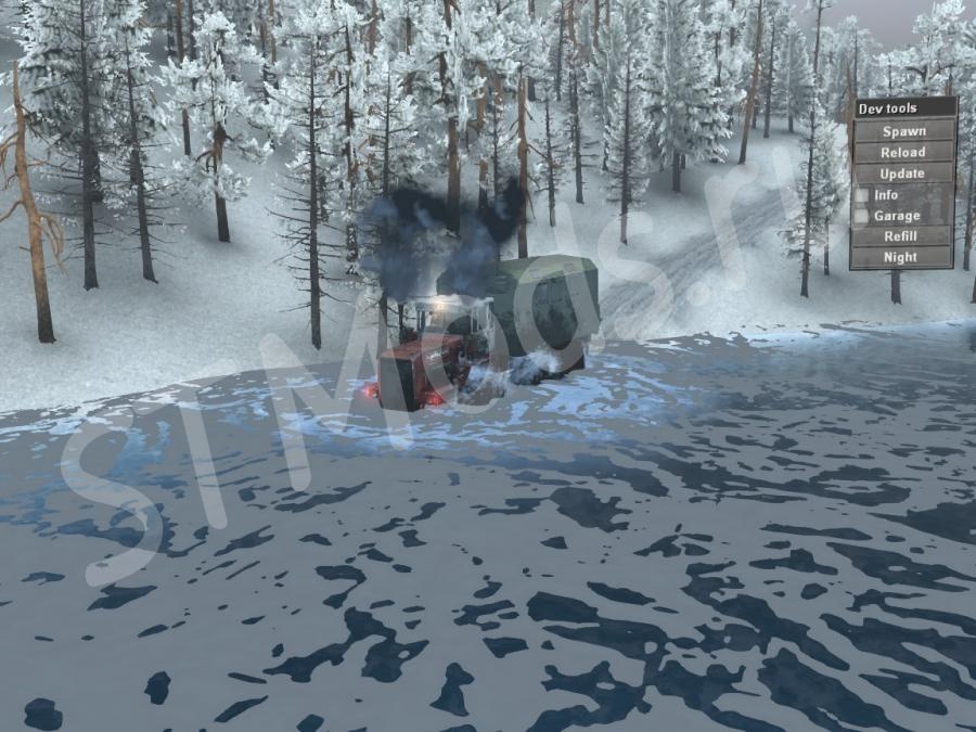 Spintires "Карта Ice Road Truckerверсия 1.0 (v03.03.16)"