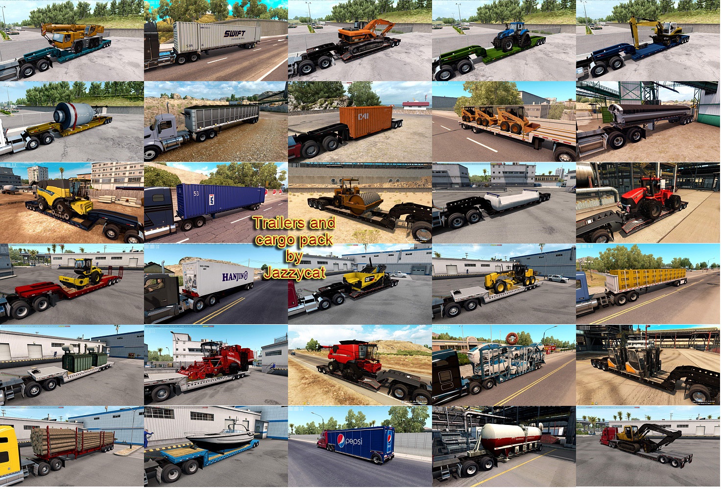 American Truck Simulator "Пак прицепов и грузов" [6.1.6]