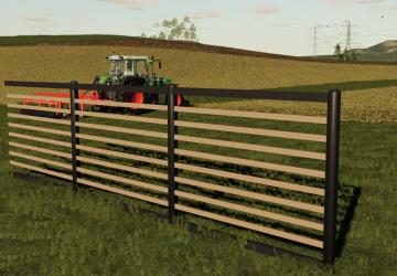 A Pack Of Modern Metal Fencesверсия 1.0.0.0 для Farming Simulator 2019