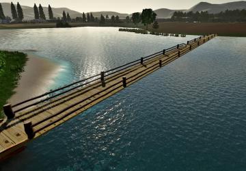 A small wooden bridgeверсия 1.0.0.0 для Farming Simulator 2019
