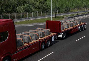 Add Cargo BDF Tandem Truck Packверсия 1.0 для Euro Truck Simulator 2 (v1.53.x)