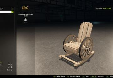 Adirondack Rocking Chairверсия 1.0.0.0 для Farming Simulator 2025
