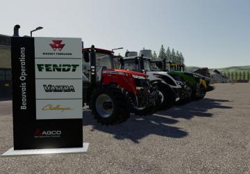 AGCO Dealer Signверсия 1.1.1.0 для Farming Simulator 2019