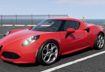 Alfa Romeo 4Cверсия 1.1 для BeamNG.drive (v0.31.x)
