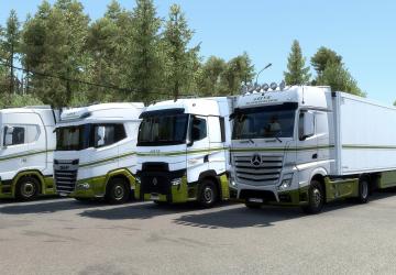 Alive Transportation Paint Jobs Packверсия 1.0 для Euro Truck Simulator 2 (v1.43.x)