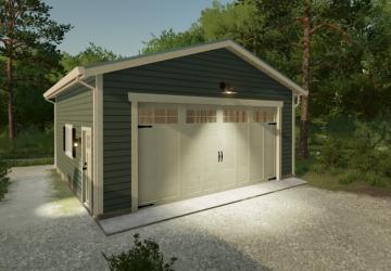 American Two Car Garageверсия 1.0.0.0 для Farming Simulator 2022