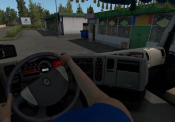 Анимированные руки без татуверсия 1.0 для Euro Truck Simulator 2 (v1.35.x, - 1.41.x)