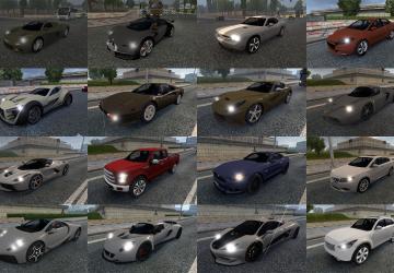 Asphalt 8 Traffic Packверсия 1.0.10 для Euro Truck Simulator 2 (v1.49.x)