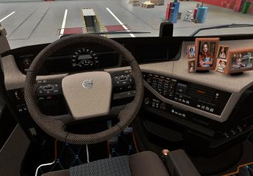 ATS Beige Interior Volvo FH16 2012версия 0.9 для American Truck Simulator (v1.39.x)