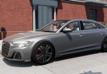 Audi A8L (D5) Facelift (2022)версия 1.1 для BeamNG.drive (v0.31.x)