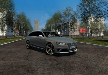 Audi RS4 Avantверсия 22.01.2022 для City Car Driving (v1.5.9.2)