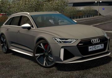Audi RS6 Avant (C8) 2020версия 11.03.21 для City Car Driving (v1.5.9.2)