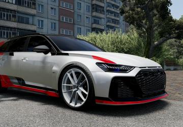 Audi RS6 C8 Avantверсия 1.0 для BeamNG.drive (v0.38.x)