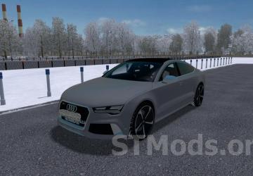 AUDI RS7 4.0 TFSI V8 Sportback 2016версия 10.11.2022 для City Car Driving (v1.5.9.2)