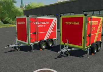 Böckmann logistics trailer (fire brigade)v1.0.0.0 для Farming Simulator 2022