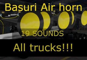 Basuri Air Horn System for all Trucksверсия 2.0 для Euro Truck Simulator 2 (v1.49.x)