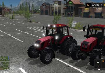 Беларус 1220 МТЗ красныйверсия 2.0 для Farming Simulator 2017 (v1.5.3.1)