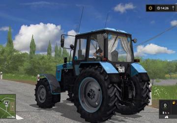 Беларус 1221 МТЗ голубойверсия 1.0 для Farming Simulator 2017 (v1.5.3.1)