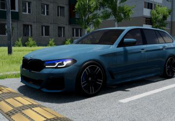 BMW 5-Series (G31) (2016-2023)версия 0.0.1 для BeamNG.drive (v0.32.x)