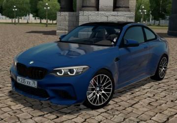 BMW M2 Competition 2018версия 17.02.2022 для City Car Driving (v1.5.9.2)