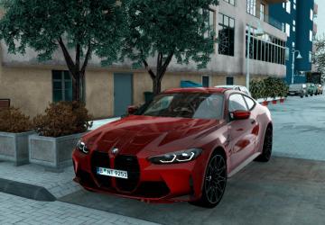 BMW M4 G82 Competition 2022версия 1.9 для American Truck Simulator (v1.57.x)