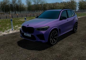 BMW X5m F95 Competitionверсия 27.02.2022 для City Car Driving (v1.5.9.2)