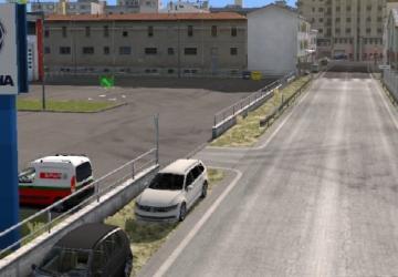 Более разнообразный трафик на парковкахверсия 1.0 для Euro Truck Simulator 2 (v1.43.x)