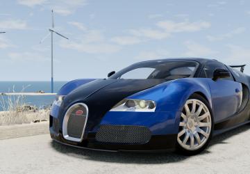 Bugatti Veyronверсия 1.1 для BeamNG.drive (v0.38.x)