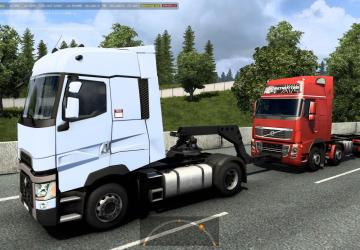 Буксировка Volvo FH16 2009 8x4 в трафикверсия 1.0 для Euro Truck Simulator 2 (v1.43.x)