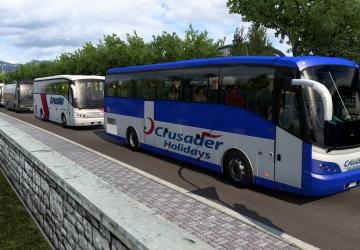 Bus in trafficверсия 1.18 для Euro Truck Simulator 2 (v1.57.x)