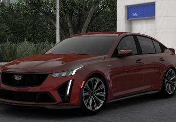 Cadillac CT5-V Black Wing 2022версия 2.1 для American Truck Simulator (v1.57.x)