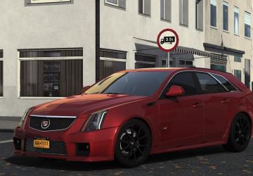 Cadillac CTS-V Sport Wagon 2014версия 1.0 для American Truck Simulator (v1.57.x)