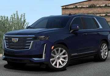 Cadillac Escalade 2021версия 2.1 для American Truck Simulator (v1.57.x)