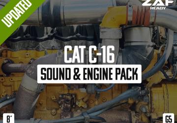 CAT C-16 Sound & Engine Pack G5версия 1.0.1 для American Truck Simulator (v1.57.x)
